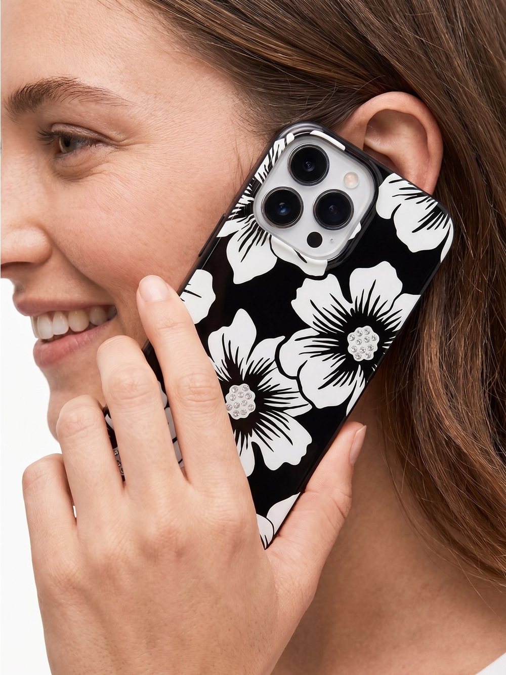 kate spade Black & White Floral iPhone Max Pro Case